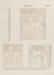 Ptolemaeer. Ptol. X Soter II.  a. Theben [Thebes]. Medînet Hâbu. Tempel JJ, Raum D; b. El Kab [el-Kab]. Felsentempel; c.d. Edfu [Idfû]. Grosser Tempel.