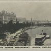 The Thames Embankment, London, England.