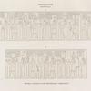 Ptolemaeer. Ptol. XVI. Cäsar.  Dendera [Dandara[. Architrav vor der Osiriskammer. [Dachraum H]