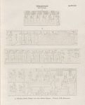 Ptolemaeer. Ptol. XVI. Cäsar.  a.b. Dendera [Dandara]. Grosser Tempel, aus einer oberen Kammer; c. Erment [Armant]. Cella, Westwand.