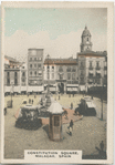 Constitution Square, Malagar, Spain.