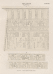 Ptolemaeer. Ptol. XVI. Cäsar.  Erment [Armant]. Aeussere Südwand der Cella.