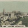 Rome. Forum and Coliseum, Italy.