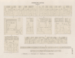 Römische Kaiser. Augustus.  a-f. Dendera [Dandara]. [a-c] Isistempel, [d-f] Typhonium, [g-i] Schenhur.