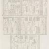Römische Kaiser. Augustus.  Philae: a. Tempel K, Aeusssere Ostwand; b. Tempel J, Aeusssere Ostwand.