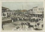 Market of Tirana, Albania.