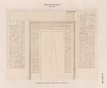 Neues Reich. Dynastie XXVI.  Pyramiden von Saqâra [Saqqârah]. Grab 24, Raum C, Westwand.
