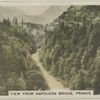 View from Napoleon Bridge, France.