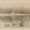 Winter Scene, North Western Wyoming, Canada.