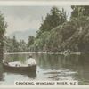 Canoeing, Wancanui River, N.Z..