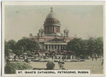 St. Isaac's Cathedral, Petrograd, Russia.