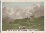 Eiger, Monch and Jungfrau, Switzerland.