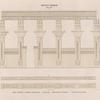 Neues Reich. Dynastie XXX. Philae. Tempel A. Westliche Säulenreiche: a. Westseite; b. Ostseite des Architravs; c. Unterseite desselben.