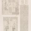 Römische Kaiser. Claudius.  a.b. Dendera [Dandara]. Grosser Tempel, Säulen; c. Philae. Westliche Säulenhalle F; d. Esneh [Isnâ]. Säuleninschrift.