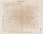 Römische Kaiser. Nero. Galba. Otho.  a. Ombos. Westliche  Säulengang; b.c. Theben [Thebes]. Memnonia. Tempel MM. Thor.
