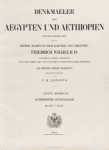 Title page] Denkmaeler aus Aegypten und Aethiopien   Fünfte Abtheilung: Aethiopische Denkmaeler. Blatt I-LXXV [1-75].