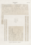 Aethiopen. Dynastie XXV,1.  a.b. Karnak; c.d. Medinet Habu; e. Hamamat [Wadi Hammamat].