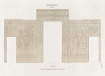 Aethiopen. Dynastie XXV, 3.  Barkal [Jebel Barkal]. Grosser Felsentempel, Raum C.  Hinterwand.
