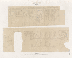 Aethiopen. Dynastie XXV, 3.  Barkal [Jebel Barkal]:  a.b. Westl. und oestl. Neben-Cella des grossen Felsentempels.