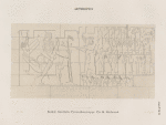 Aethiopen. Barkal [Jebel Barkal]. Nördliche Pyramidengruppe. Pyr. 16. Südwand.