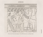 Aethiopen. Begerauîeh [Begrawiya]. Pyramidengruppe A. Pyr. 10. Nordwand, westlicher Theil.