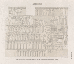 Aethiopen. Begerauîeh [Begrawiya]. Pyramidengruppe A. Pyr. 10. Südwand, östlicher Theil.