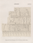 Aethiopen. Begerauîeh [Begrawiya]. Pyramidengruppe A. Pyr. 14. Südwand, östlicher Theil.