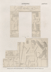 Aethiopen. Begerauîeh [Begrawiya]. Pyramidengruppe A:  a. Pyr. 16. Ostwand; b. Pyr. 17. Südwand.