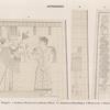 Aethiopen. Naga [Naqa]. Tempel a: a. Aeussere Westwand, südlicher Theil ; b.c. Südlicher Pylonflügel, [b.] Westwand , [c.] Südwand.
