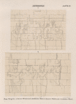 Aethiopen. Naga [Naqa]. Tempel a: a. Innere Westwand, nördlicher Theil; b. Innere Südwand, westlicher Theil.