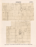 Aethiopen. Naga [Naqa]. Tempel a: a. Innere Südwand, östlicher Theil; b. Innere Ostwand, südlicher Theil.