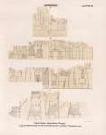 Aethiopen. Wadi E' Sofra [Mu.sawwarat al-.Sufrah Site]. Südöstlicher Tempel: a. Innere Südostwand; b. Innere Nordostwand; c. Aeussere Nordostwand.