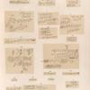 Sinaitische Inschriften No. 117-137.  117-122.  Wadi Mokatteb, Gruppe A; 123-137. Wadi Mokatteb, Gruppe B.