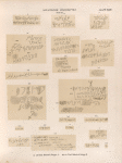 Sinaitische Inschriften No. 117-137.  117-122.  Wadi Mokatteb, Gruppe A; 123-137. Wadi Mokatteb, Gruppe B.