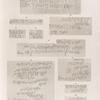 Sinaitische Inschriften No. 158-167.  158. Wadi Mokatteb, Gruppe B; 159. Wadi Qenéh; 160. Wadi Maghâra; 161-165. Wadi Locheân; 166, 167. Wadi Schellâl.