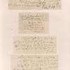 Demotische Inschriften No. 1-4. 1. Theben [Thebes]. Memnonia. Dêr el Medînet [. [Plan CC.] Säule in Raum A.; 2. Wüstentempel von Redesîeh; 3, 4. Ost-Silsilis. Felseninschriften.
