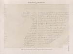 Demotische Inschriften No. 6.  Philae. Tempel J. Aeussere Ostwand. Erstes bilingues Decret, demotischer Text. Blatt 3.