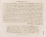 Demotische Inschriften No. 10-12. Philae. Aeussere Westseite des Tempels G.