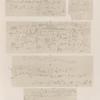 Demotische Inschriften No. 54-58.  Philae:  54. Pylon H. Rückseite; 55, 56. Tempel P ; 57, 58. Tempel J. Vordere Kammer.