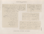 Demotische Inschriften No. 137-140.  137. Tempel von Qertassi; 138. T[empel] von Dendûr; 139, 140. T[empel] von Dakkeh [el-Dakka].