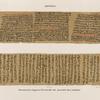 Papyrus. Hieratischer Papyrus. No. I, Lin. 235-311.[jetzt im K. Museum zu Berlin.]