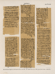 Papyrus. Hieratischer Papyrus. No. II, Vorderseite, Lin. 244-255 ; Rückseite, Lin. 1-70. [jetzt im K. Museum zu Berlin.]