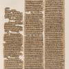 Papyrus. Hieratischer Papyrus. No. III,  Lin. 1-107. [jetzt im K. Museum zu Berlin.]