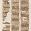 Papyrus. Hieratischer Papyrus. No. IV,  Lin. 1-83. [jetzt im K. Museum zu Berlin.]