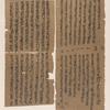 Papyrus. Hieratischer Papyrus aus Theben [Thebes]. No. V,  Lin. 32-67. [jetzt zu K. Museum zu Berlin.]
