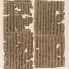 Papyrus. Hieratischer Papyrus aus Theben [Thebes]. No. VII,  Lin. 1-45. [jetzt im K. Museum zu Berlin.]