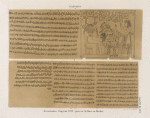 Papyrus. Hieratischer Papyrus. No. IX. [jetzt im K. Museum zu Berlin.]