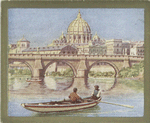 Rome. St. Peter's from the Tiber.