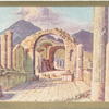 Pompeii. View towards Vesuvius.