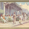 Bagdad. A Typical Coffee Shop.